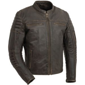 First Manufacturing Commuter Leather Jacket XL